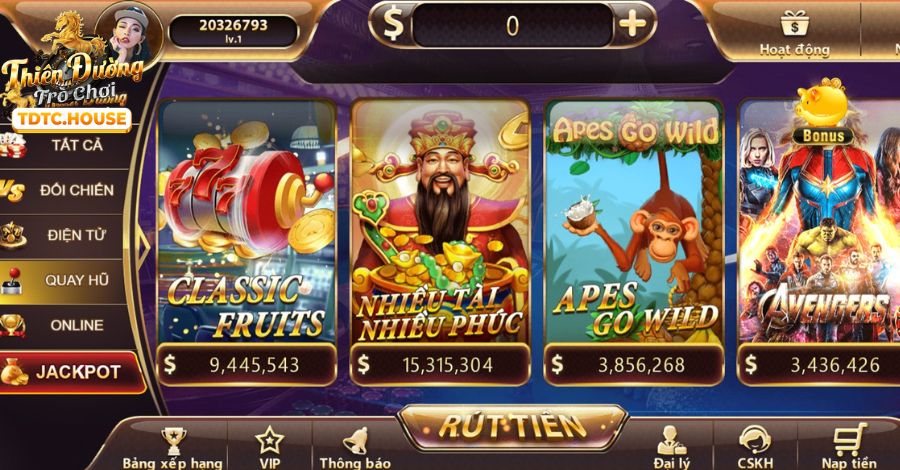 Game Nổ Hũ hii88 với Jackpot lớn